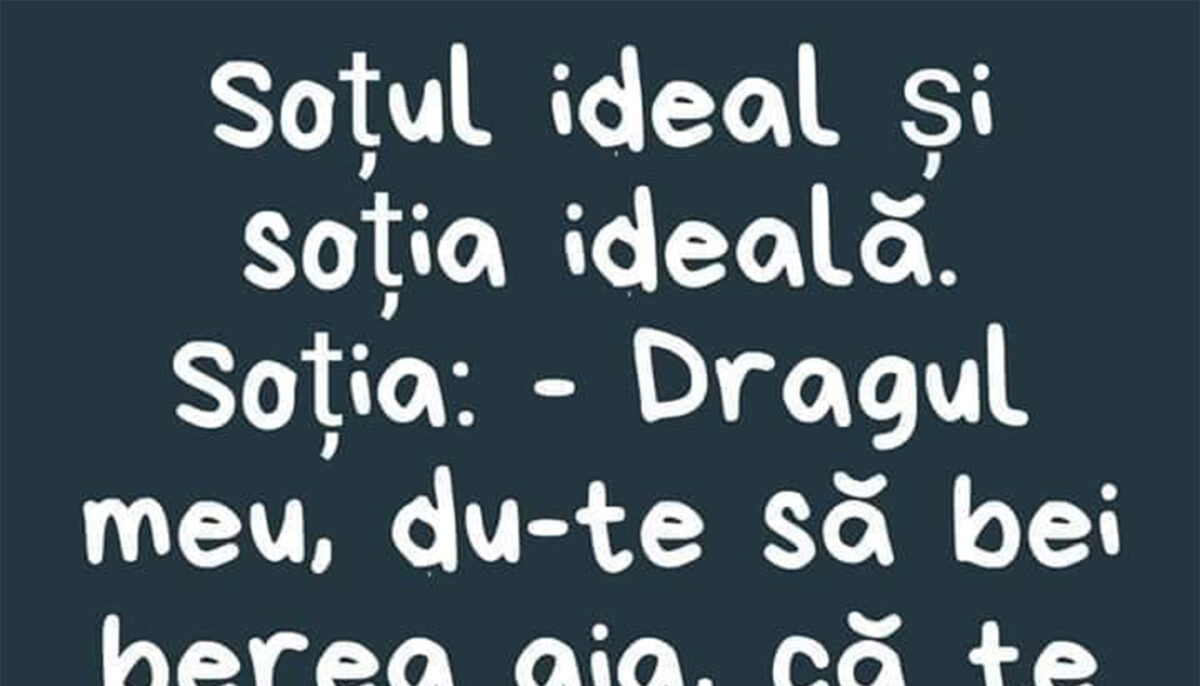Imagine Stire Bancul începutului de săptămână | Soțul ideal și soția ideală | 2review.ro