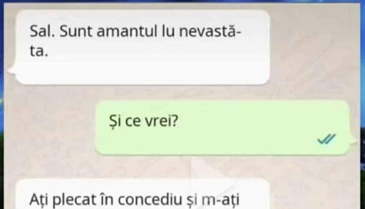 Imagine Stire BANCUL ZILEI | „Salut. Sunt amantul lu’ nevastă-ta” | 2review.ro
