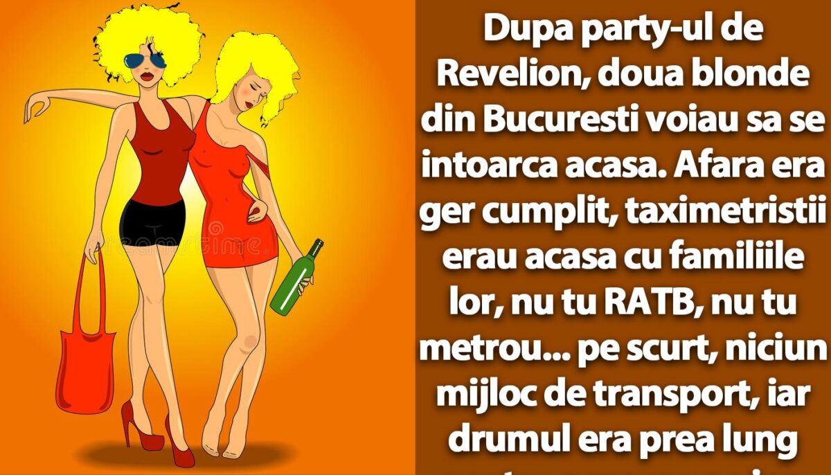 Imagine Stire Bancul de An Nou| Blondele bucureștence și petrecerea de Revelion | 2review.ro