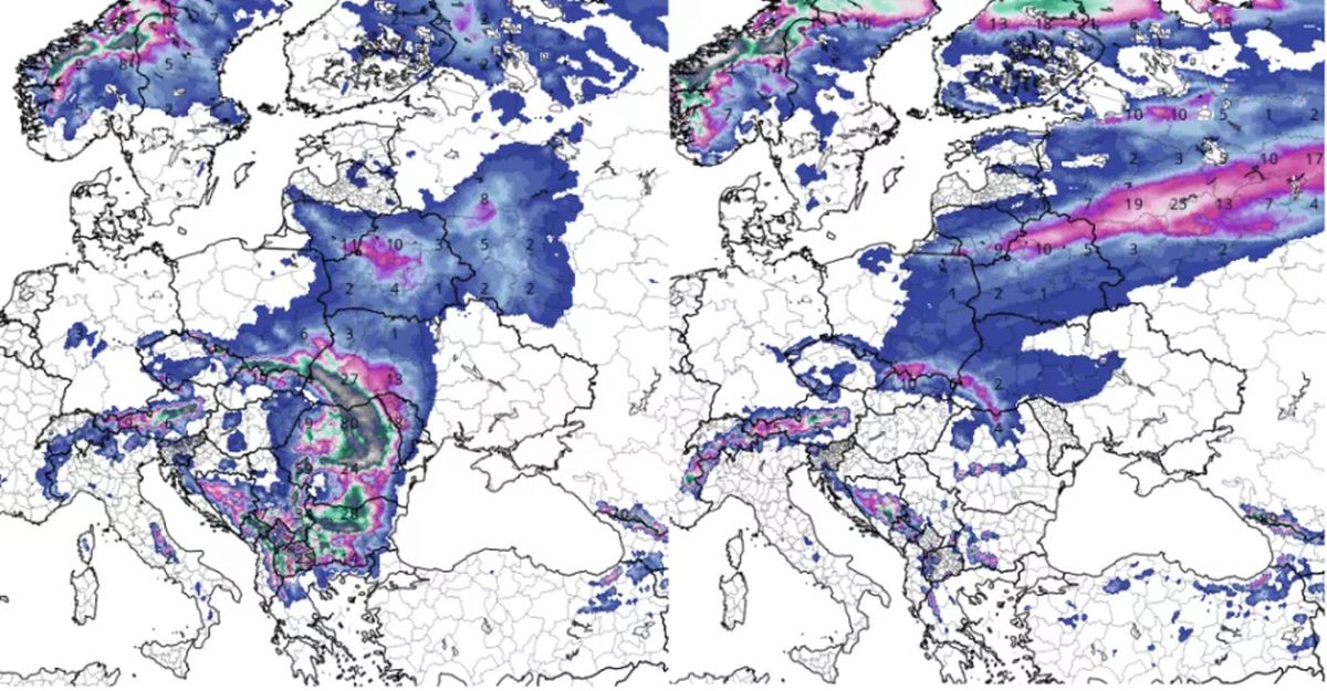 Ciclonul polar se abate asupra României. Meteorologii ANM au reactualizat prognoza pentru săptămâna viitoare