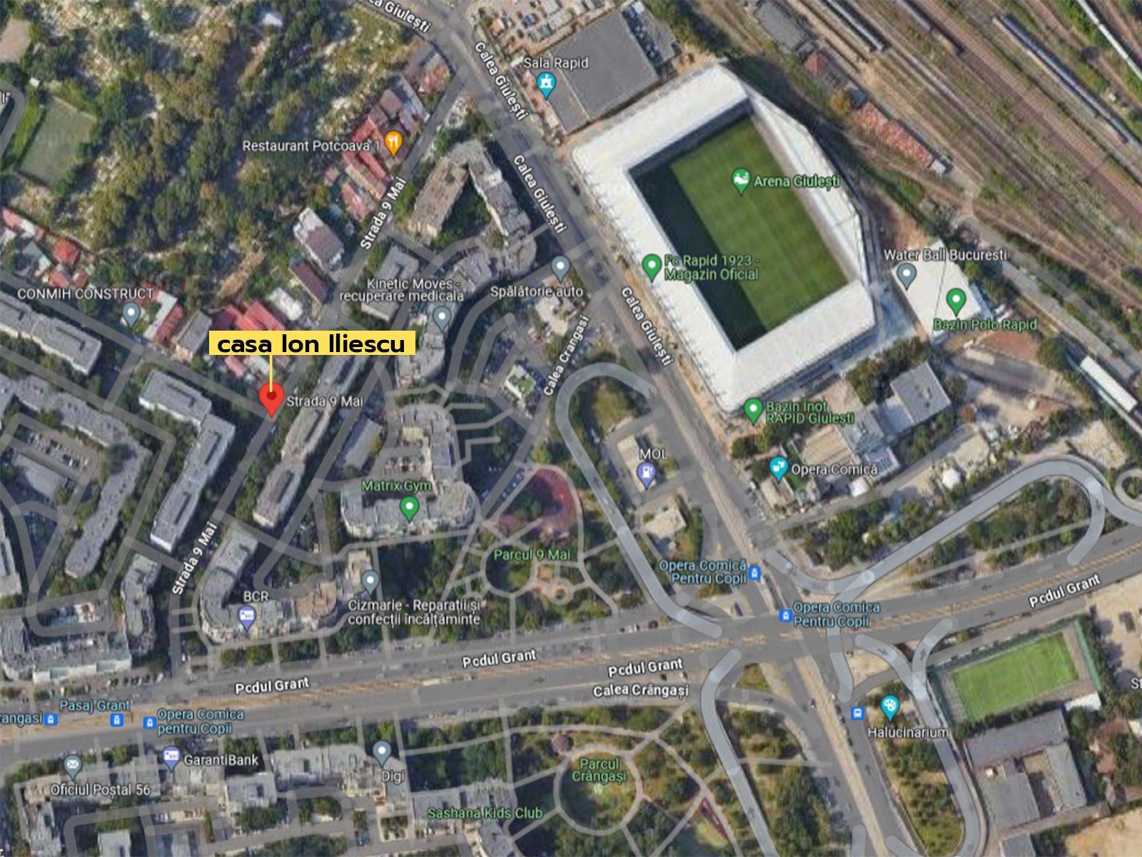 Ion Iliescu a copilărit la doi pași de stadionul Giulești