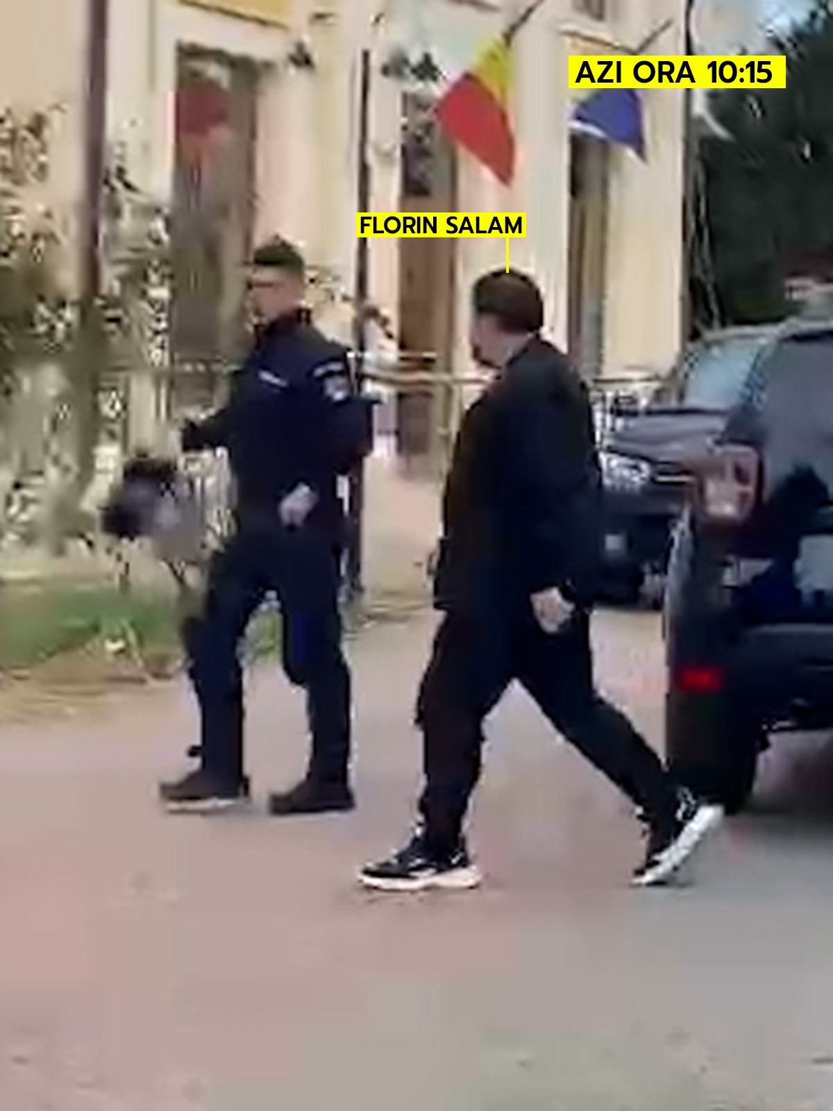 Florin Salam a fost adus cu mandal pentru audieri