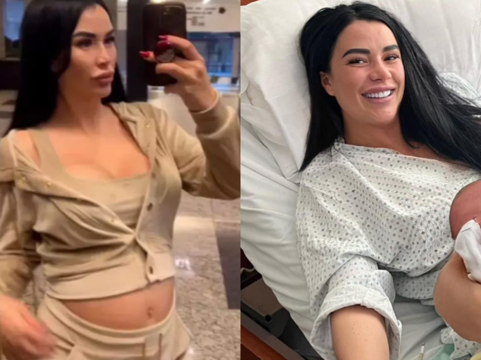 Daniela Crudu a născut cel de-al doilea copil în ziua de Paște! Bruneta a postat prima fotografie cu micuțul