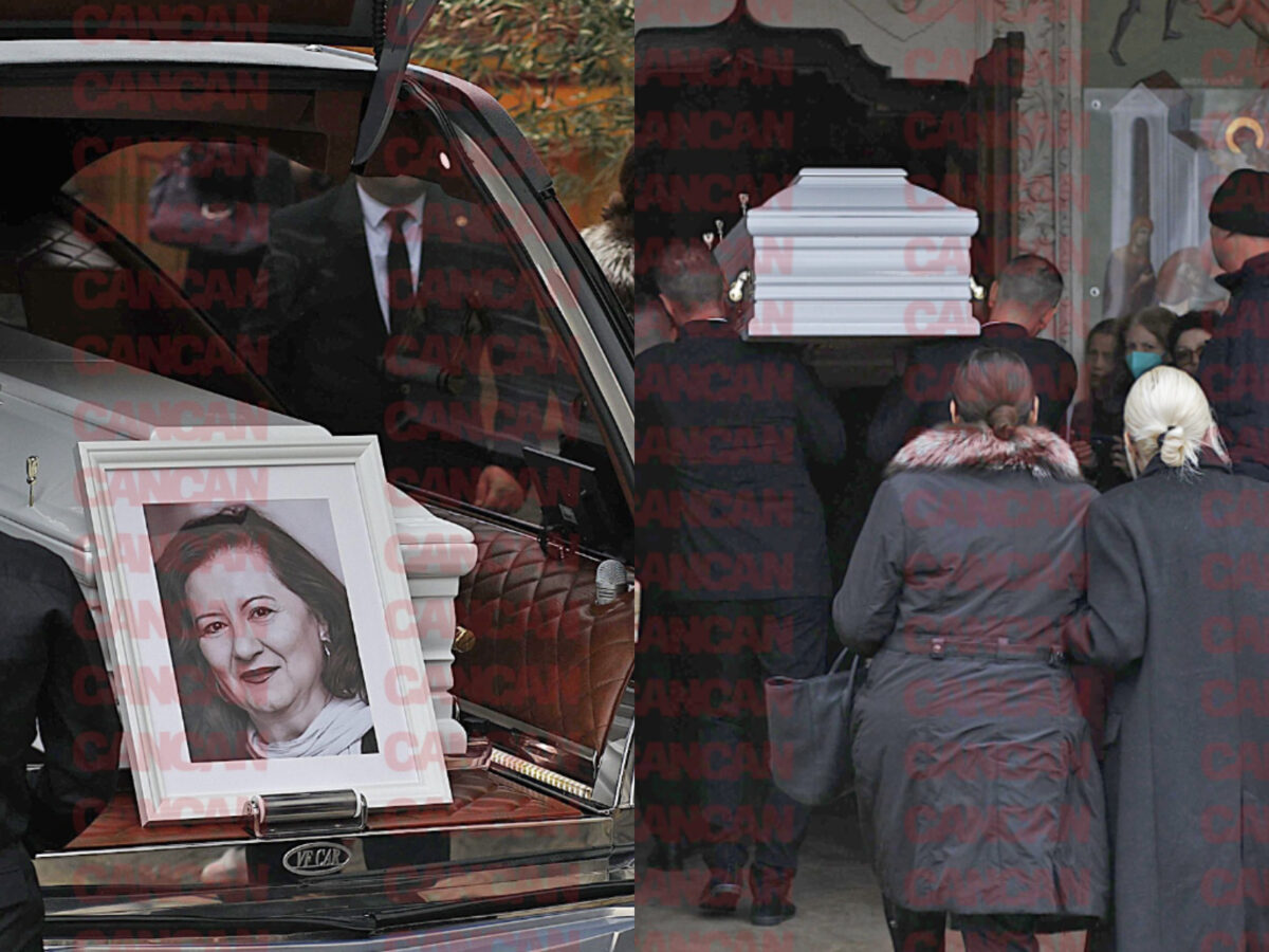 Imagine Stire Apariția care a atras toate atenția la priveghiul Mioarei Roman. Fiica ei, Oana Roman, l-a așteptat în poarta bisericii | 2review.ro