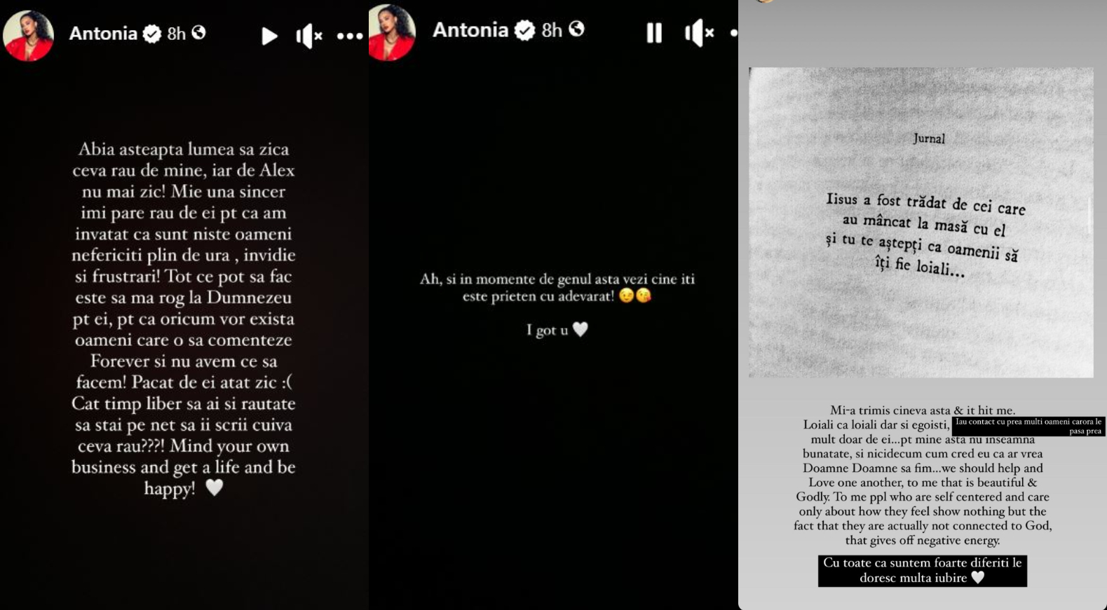 Mesajele postate de Antonia