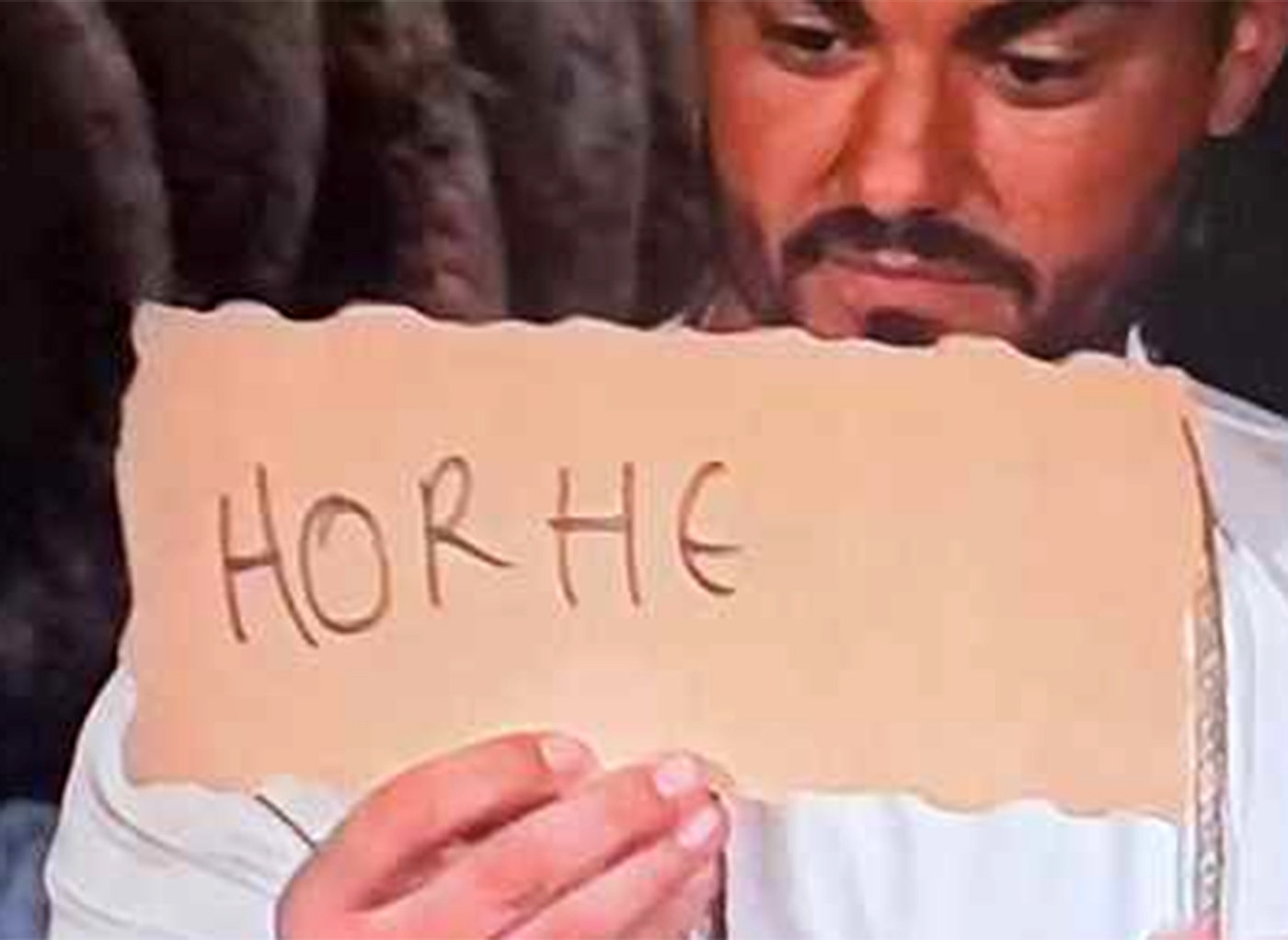 Numele lui Jorge scris greșit de Jador