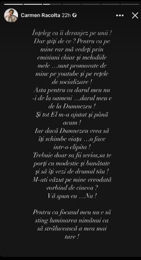Postarea făcută de Carmen de la Sălciua / Foto: Facebook