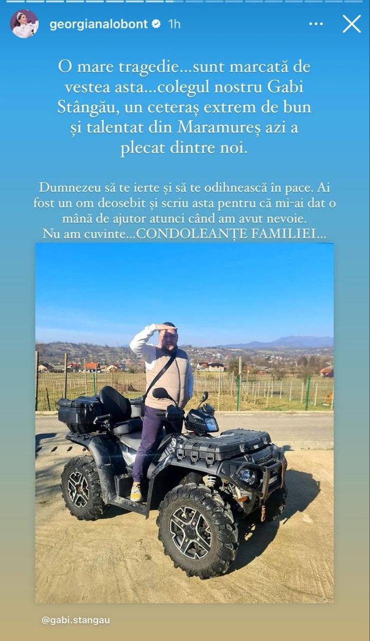 Postarea făcută de Georgiana Lobonț