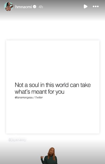 Postarea făcută de Naomi Hedman