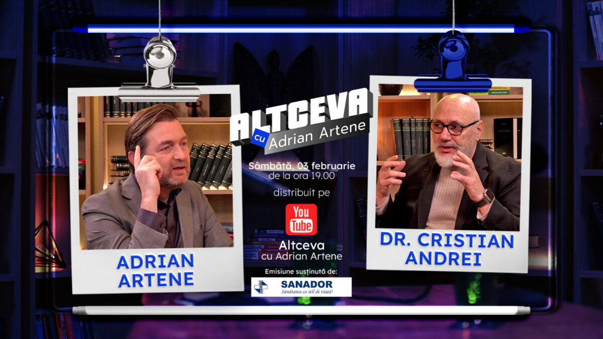 Imagine Stire Dr. Cristian Andrei: „Merită să știi pentru ce trăiești și cum să faci să fie frumos în viața ta!” | ALTCEVA CU ADRIAN ARTENE | 2review.ro