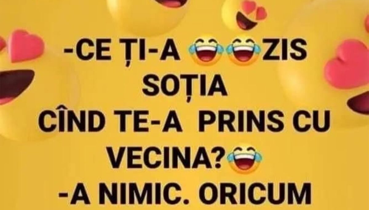 Imagine Stire BANCUL ZILEI | „Ce ți-a zis soția când te-a prins cu vecina?” | 2review.ro