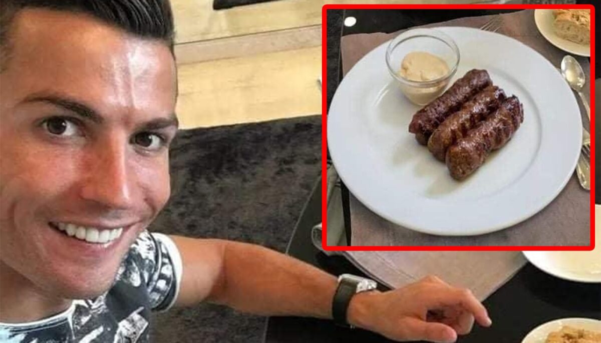 Imagine Stire Ce comentariu i-a lăsat un român lui Cristiano Ronaldo, după ce l-a văzut cu o farfurie cu 3 mici, în față: „Doar..” | 2review.ro