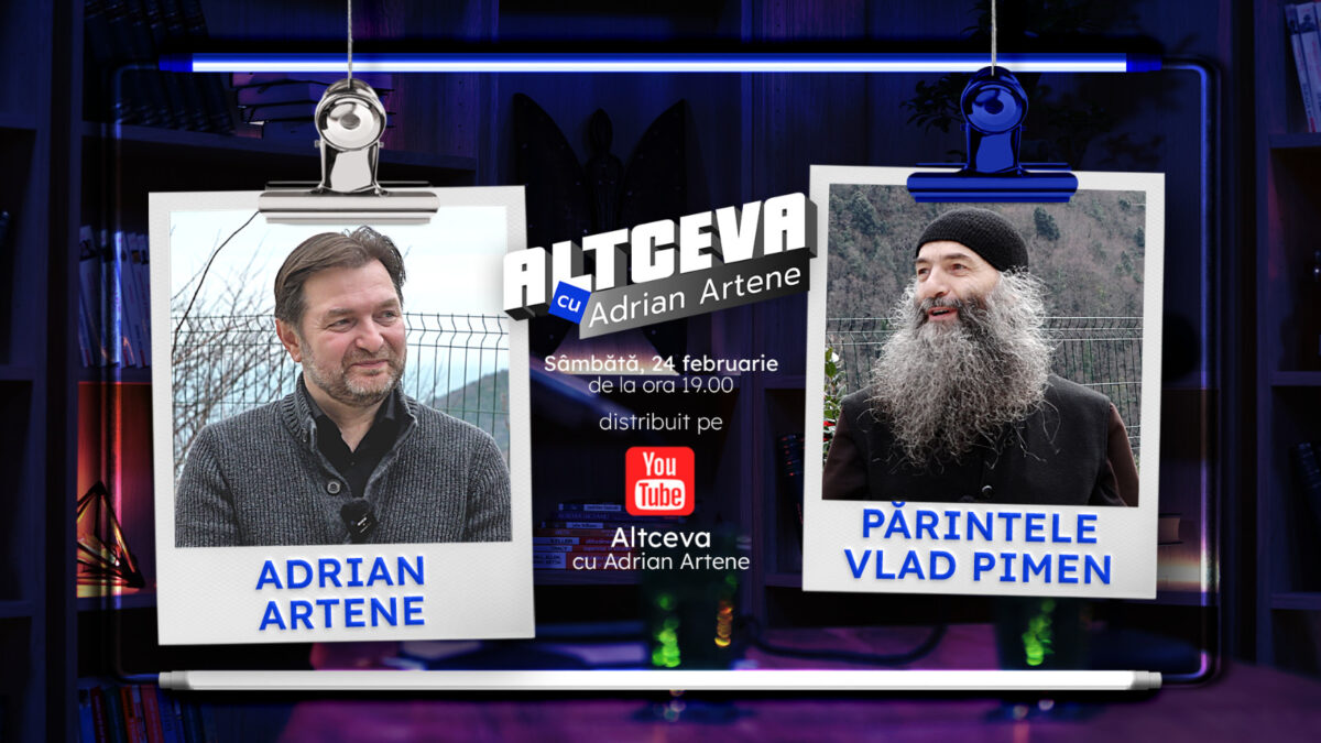 Imagine Stire „La orice cădere să avem o mână întinsă sus, asta înseamnă nădejdea ca Dumnezeu să ne tragă înapoi!” | Părintele Pimen, la Altceva cu Adrian Artene | 2review.ro