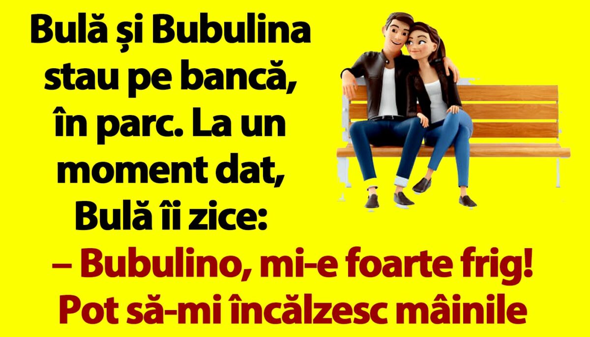 Imagine Stire BANC | Bulă, Bubulina și frigul din parc | 2review.ro