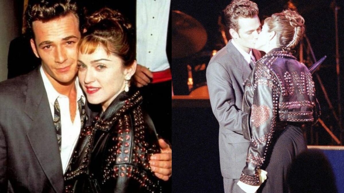 Luke Perry și Madonna. Sursa: Instagram