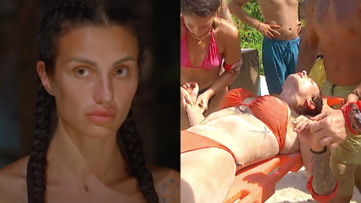 Imagine Stire Ana Porgras, momente de panică la Survivor România! A fost scoasă pe targă din concurs | 2review.ro