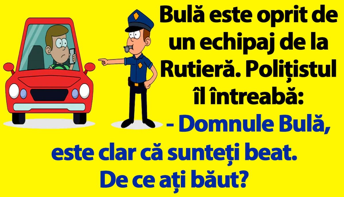 Imagine Stire BANC | „Domnule Bulă, este clar că sunteți beat. De ce ați băut?” | 2review.ro