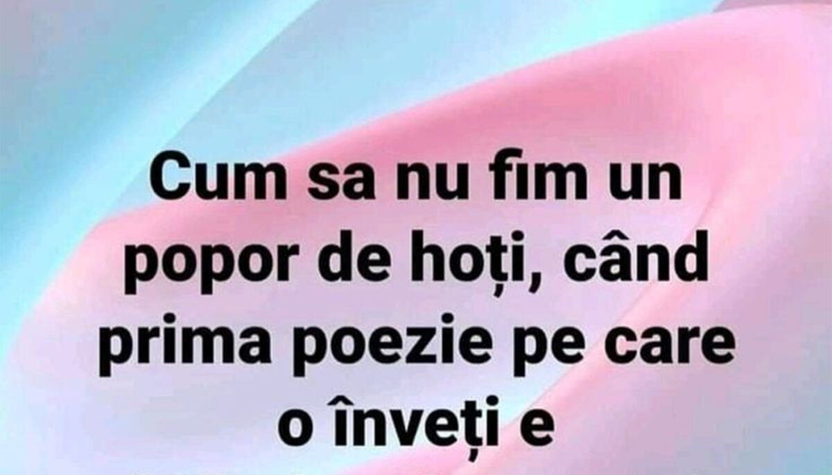 Imagine Stire Bancul sfârșitului de săptămână | Un popor de hoți | 2review.ro