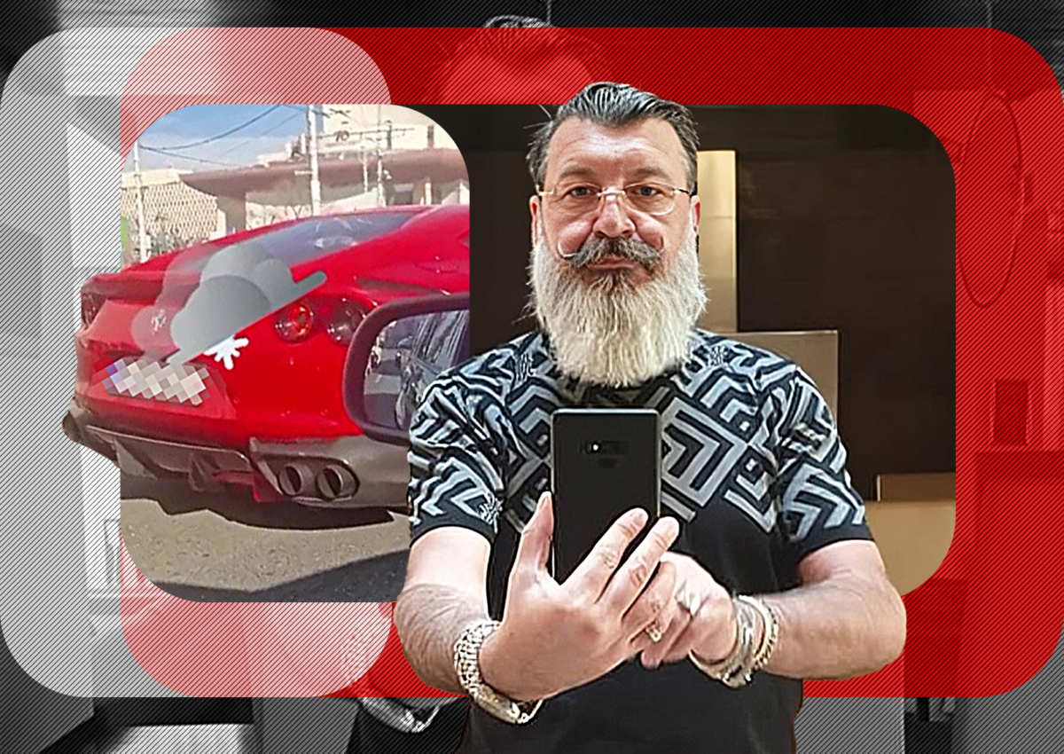 Milionarului NDD i s-au deșirat cauciurile la Ferrari-ul de 450.000 €! Așa ceva… e de bancuri!