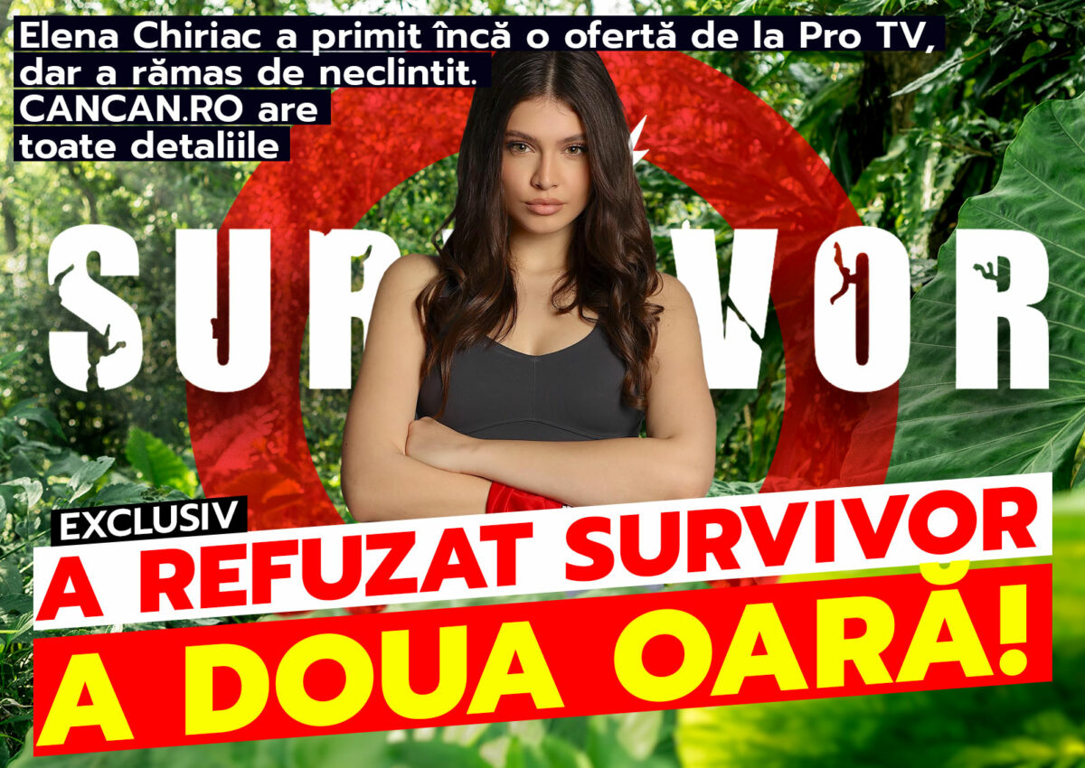 Imagine Stire Elena Chiriac a primit încă o ofertă de la Pro TV, dar a rămas de neclintit. CANCAN.RO are toate detaliile. A refuzat Survivor A DOUA OARĂ! | 2review.ro