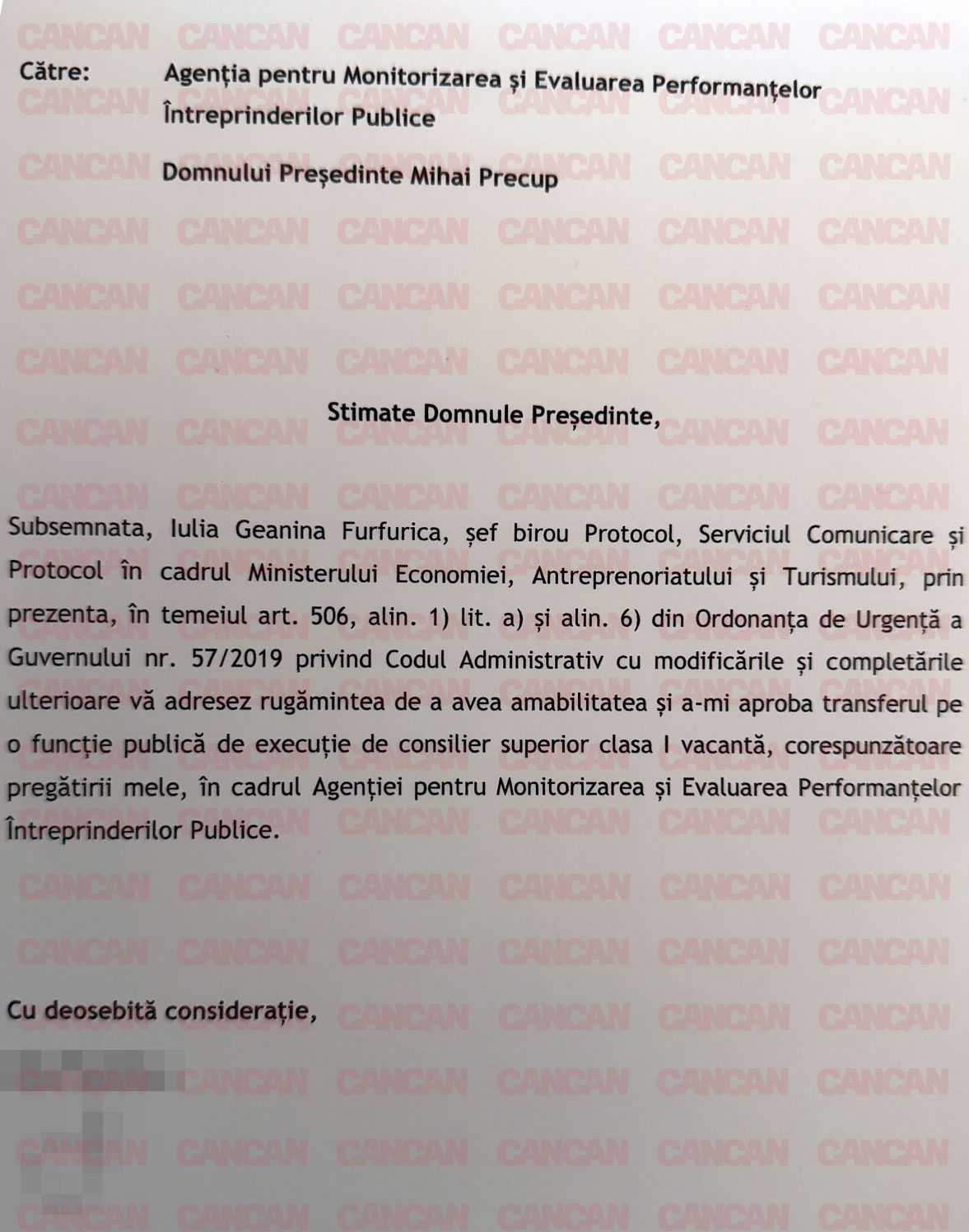 Iulia Geanina Furfurică visează să ajungă la AMEPIP