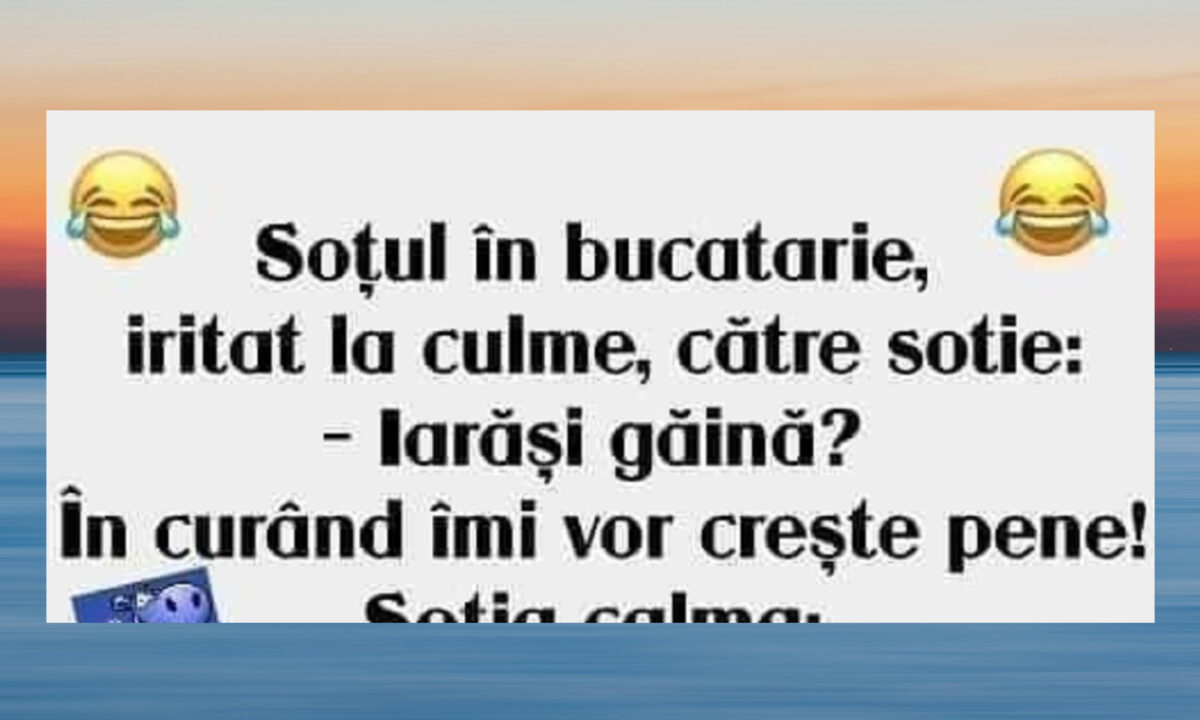 Imagine Stire BANC | „Soţul în bucătărie, iritat la culme, către soţie: Iarăşi găină?” | 2review.ro