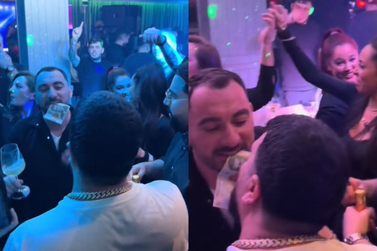 Imagine Stire Dezmăț total cu Pescobar și Tzancă Uraganu’. Dedicații cu bani dați din gură-n gură! “Eu sunt șeful șefilor” | 2review.ro