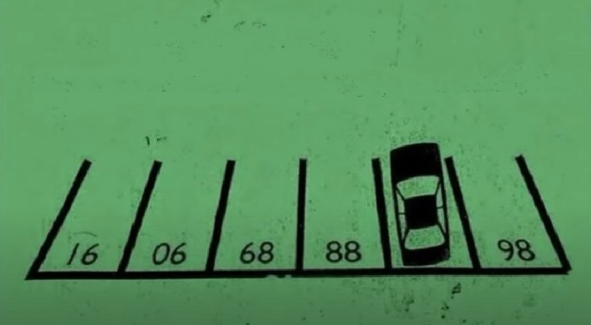 Imagine Stire Test de logică | Pe ce număr este parcată mașina din imagine. 90% greșesc răspunsul | 2review.ro