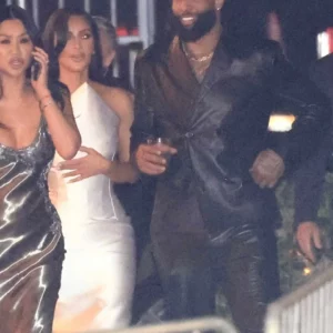 Kim Kardashian și Odell la petrecere. Sursa: People