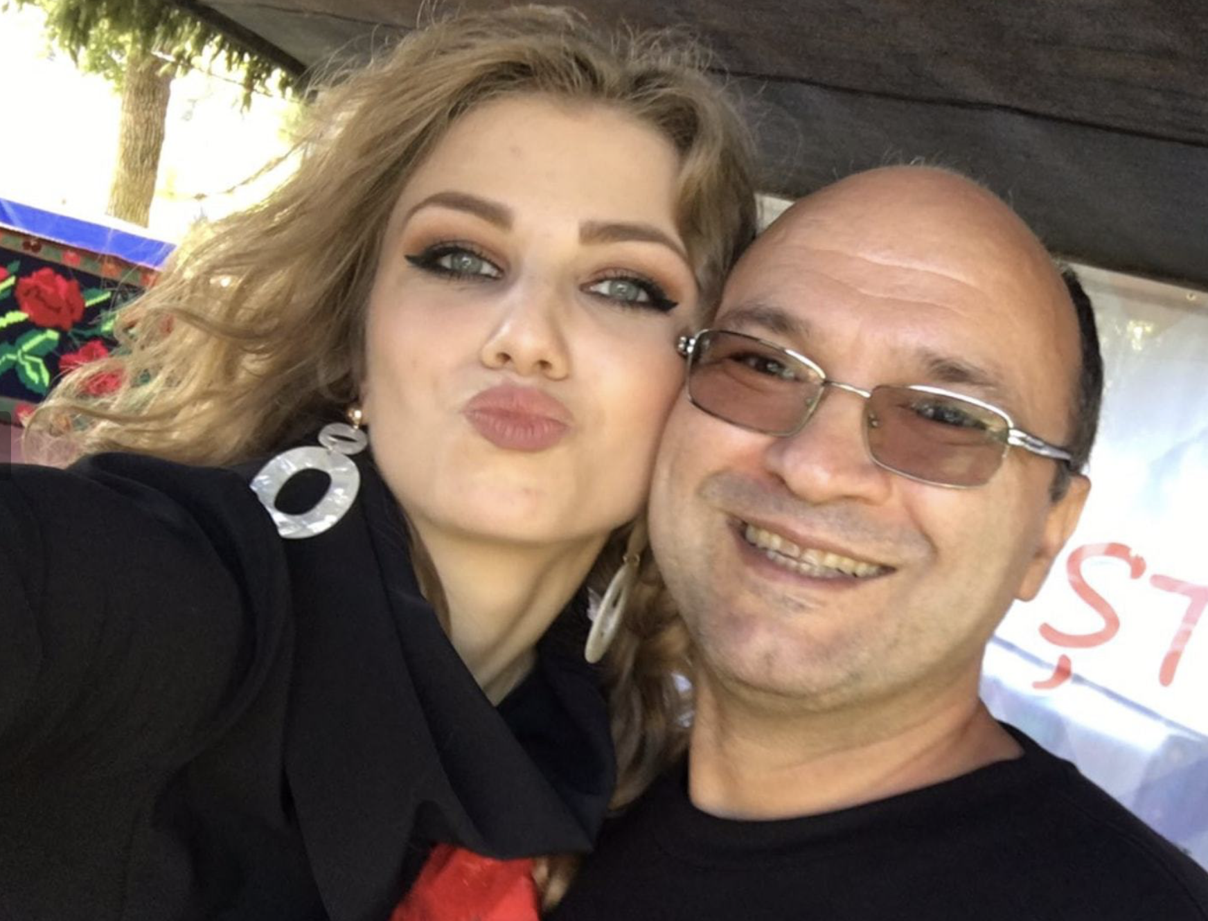 Krishna și Codruța Filip Sursă foto: captură foto Facebook