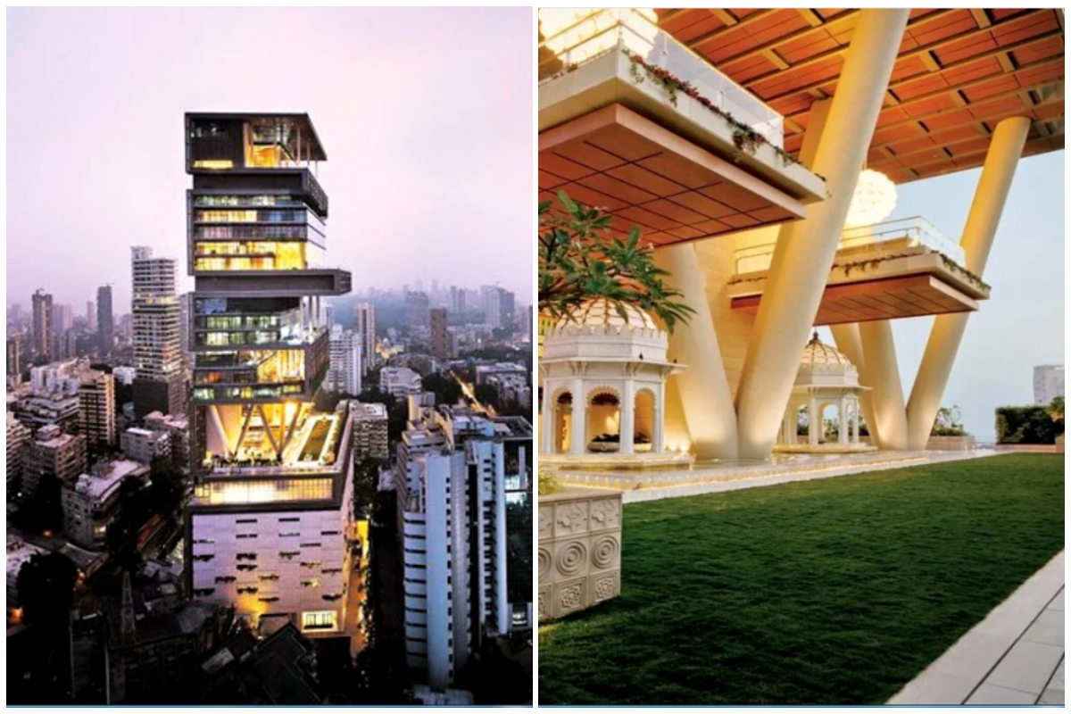 Cum arată casa de 2 miliarde de dolari a celui mai bogat om din India. Are 27 de etaje, un garaj cu 168 de mașini și 3 heliporturi