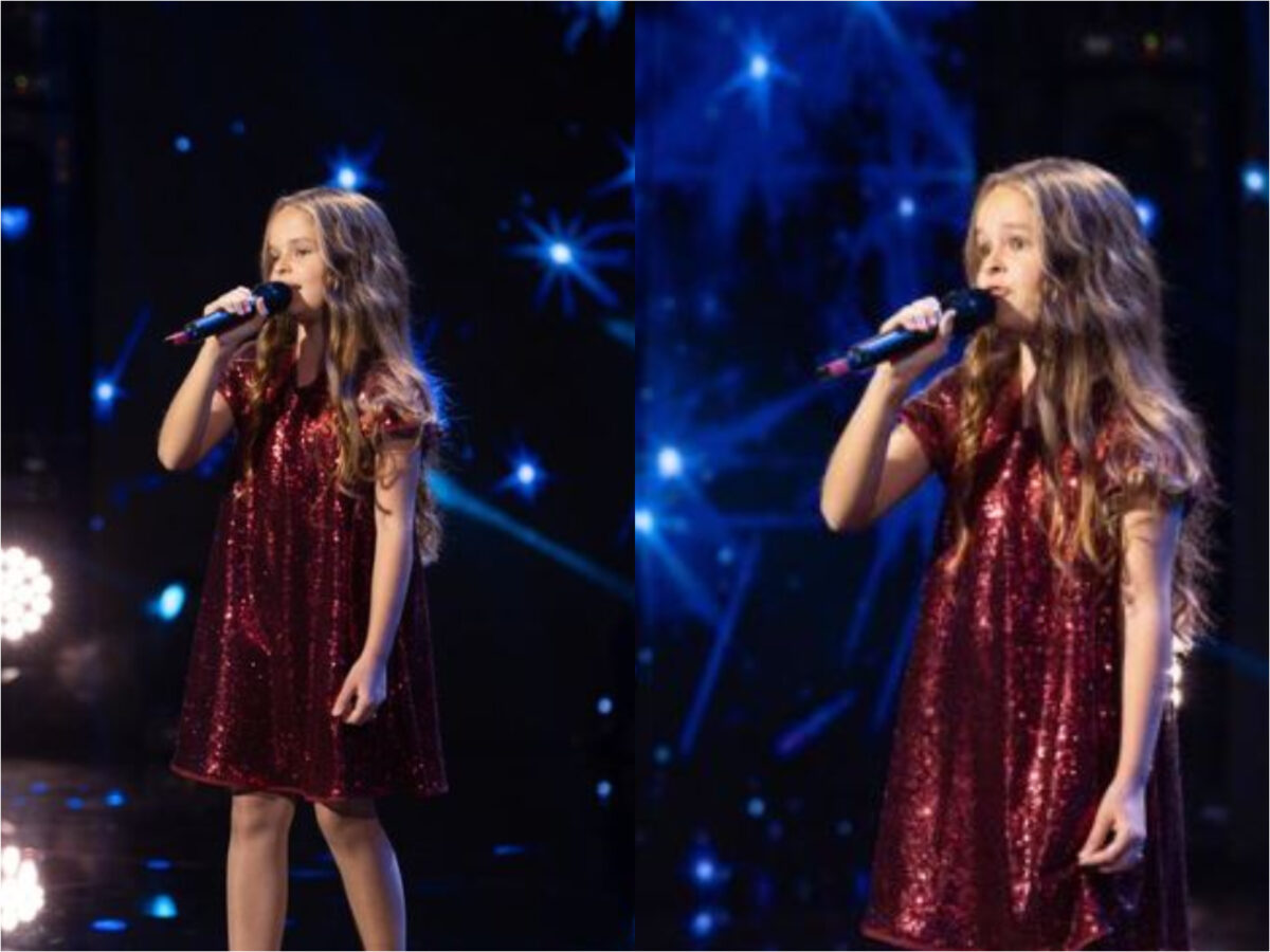 Imagine Stire Cine e Rebeca Rizea, fetița de 8 ani cu timbrul Mădălinei Manole. Publicul de la Românii au talent a aplaudat-o cu lacrimi în ochi | 2review.ro