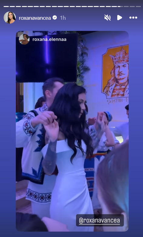 Roxana Vancea, la nunta ei / Foto: Instagram