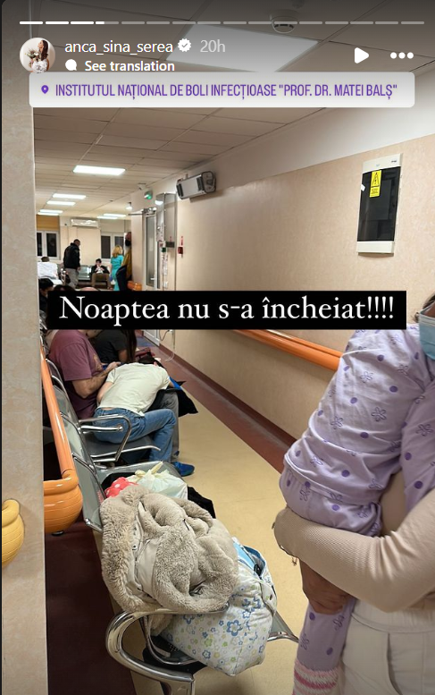 Anca Serea a ajuns la spital cu trei dintre copiii ei / Foto: Instagram