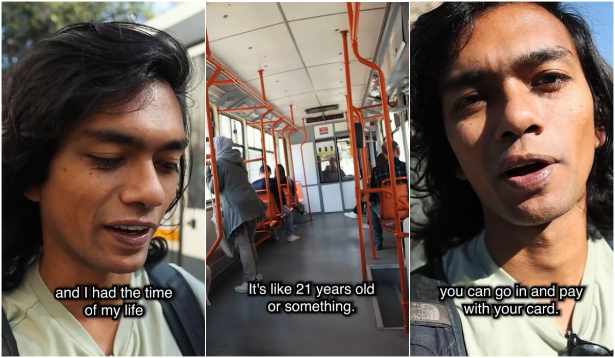 Un vlogger din Asia, reacţie fabuloasă după ce s-a plimbat cu tramvaiul prin Bucureşti: „Nu am mai văzut aşa ceva”
