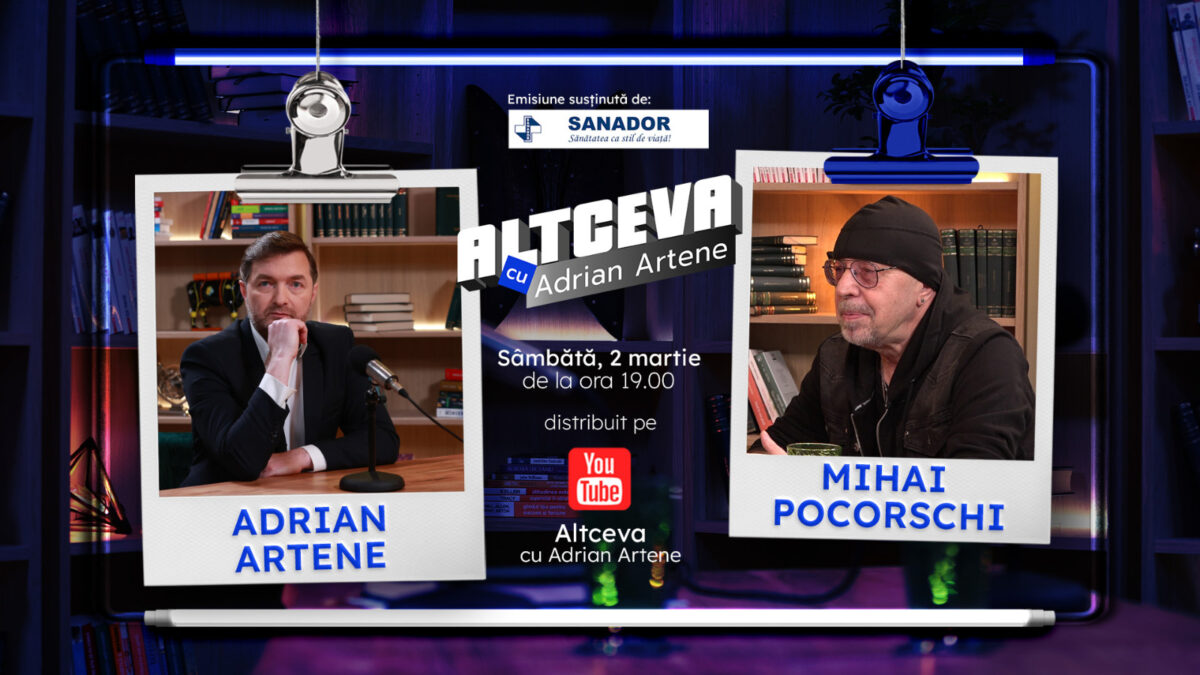 Imagine Stire Mihai Pocorschi, SPUSE și, mai ales, NESPUSE, în cel mai nou episode Altceva cu Adrian Artene | 2review.ro