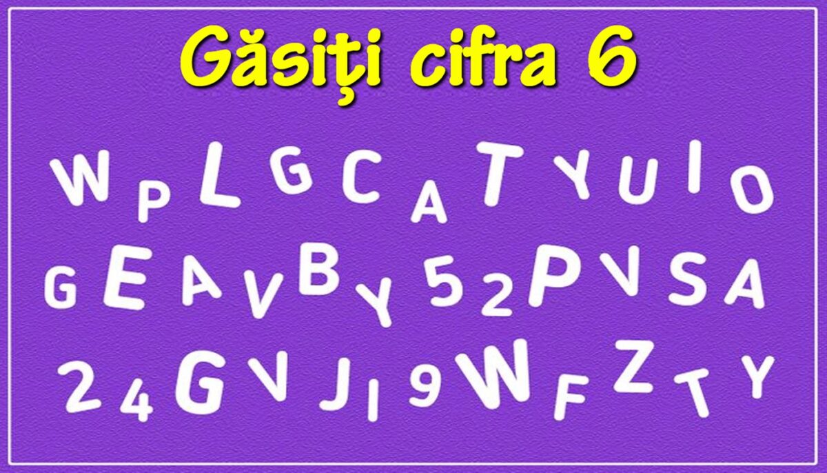 Imagine Stire Test de inteligență | Găsiți cifra 6! Atenție la detalii | 2review.ro