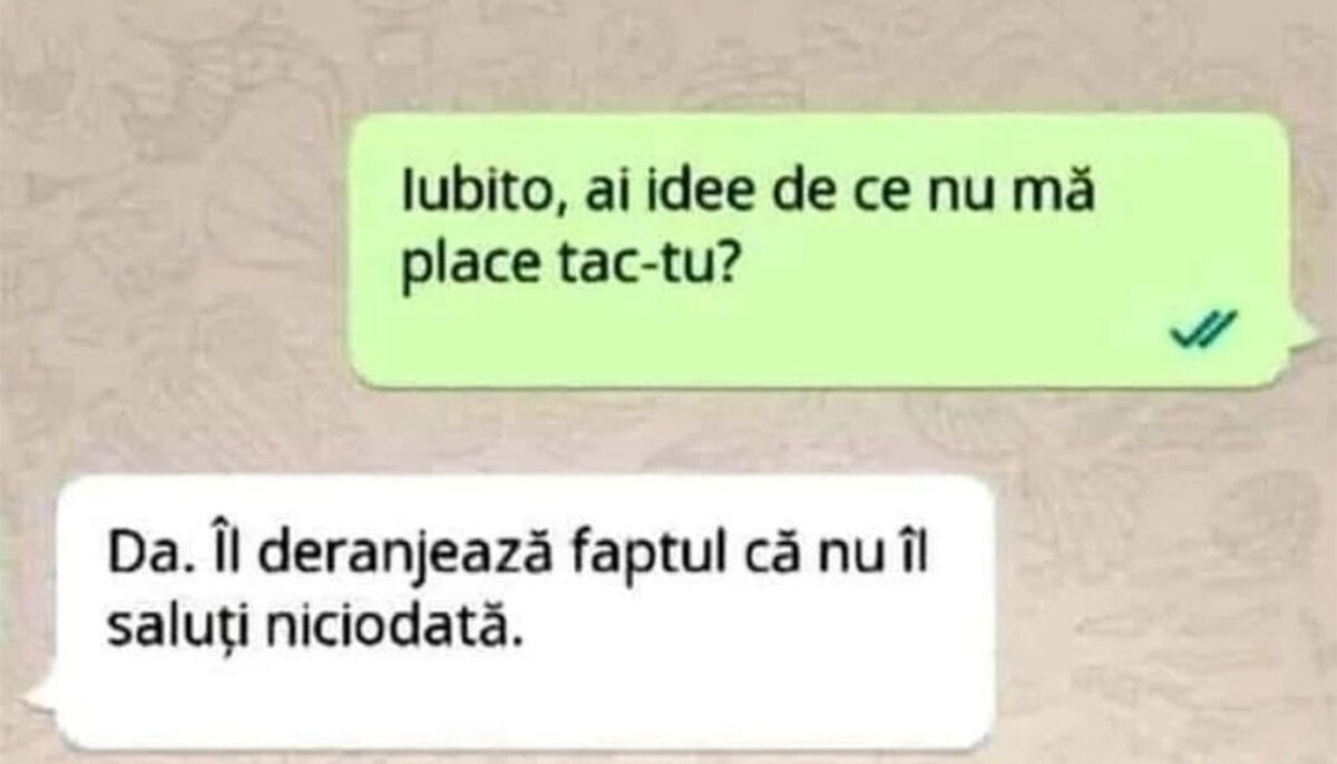 Imagine Stire BANCUL ZILEI | „Iubito, ai idee de ce nu mă place tăică-tu?” | 2review.ro