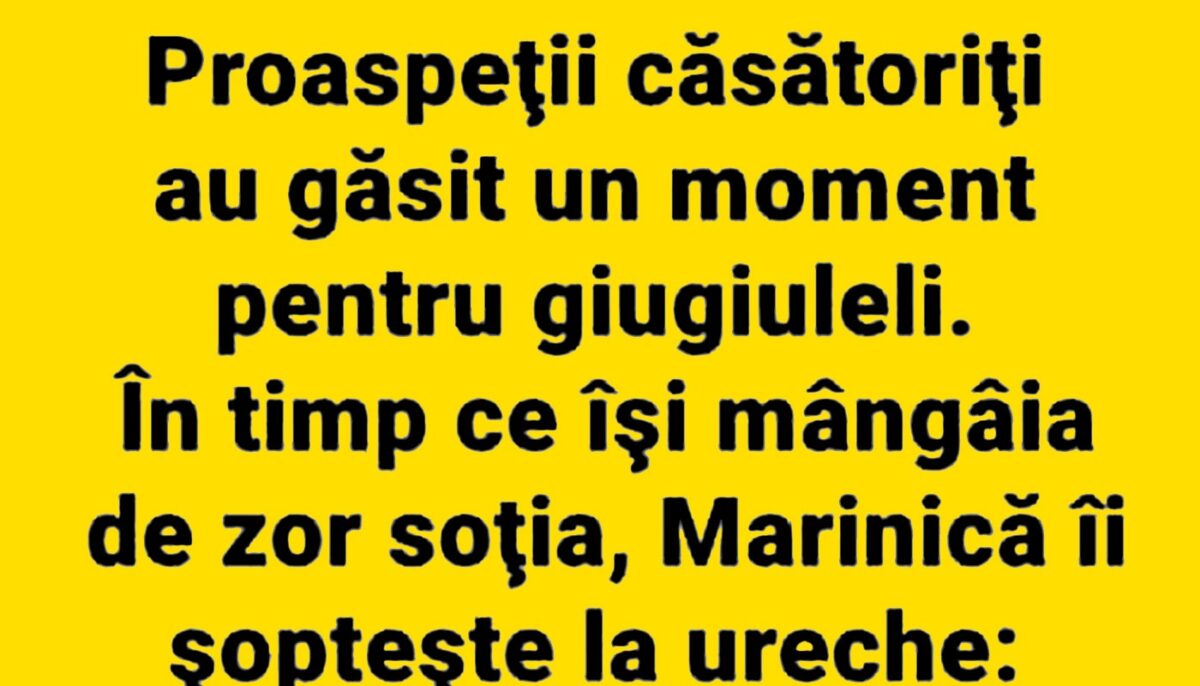 Imagine Stire BANCUL ZILEI | Moment de giugiuleli | 2review.ro