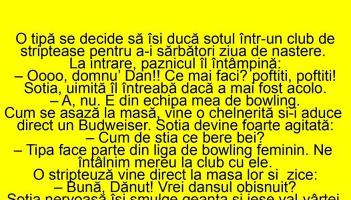 Imagine Stire BANCUL ZILEI | Cadou special de ziua domnului Dan | 2review.ro