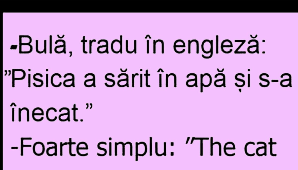 Imagine Stire BANC | Bulă și limba engleză | 2review.ro