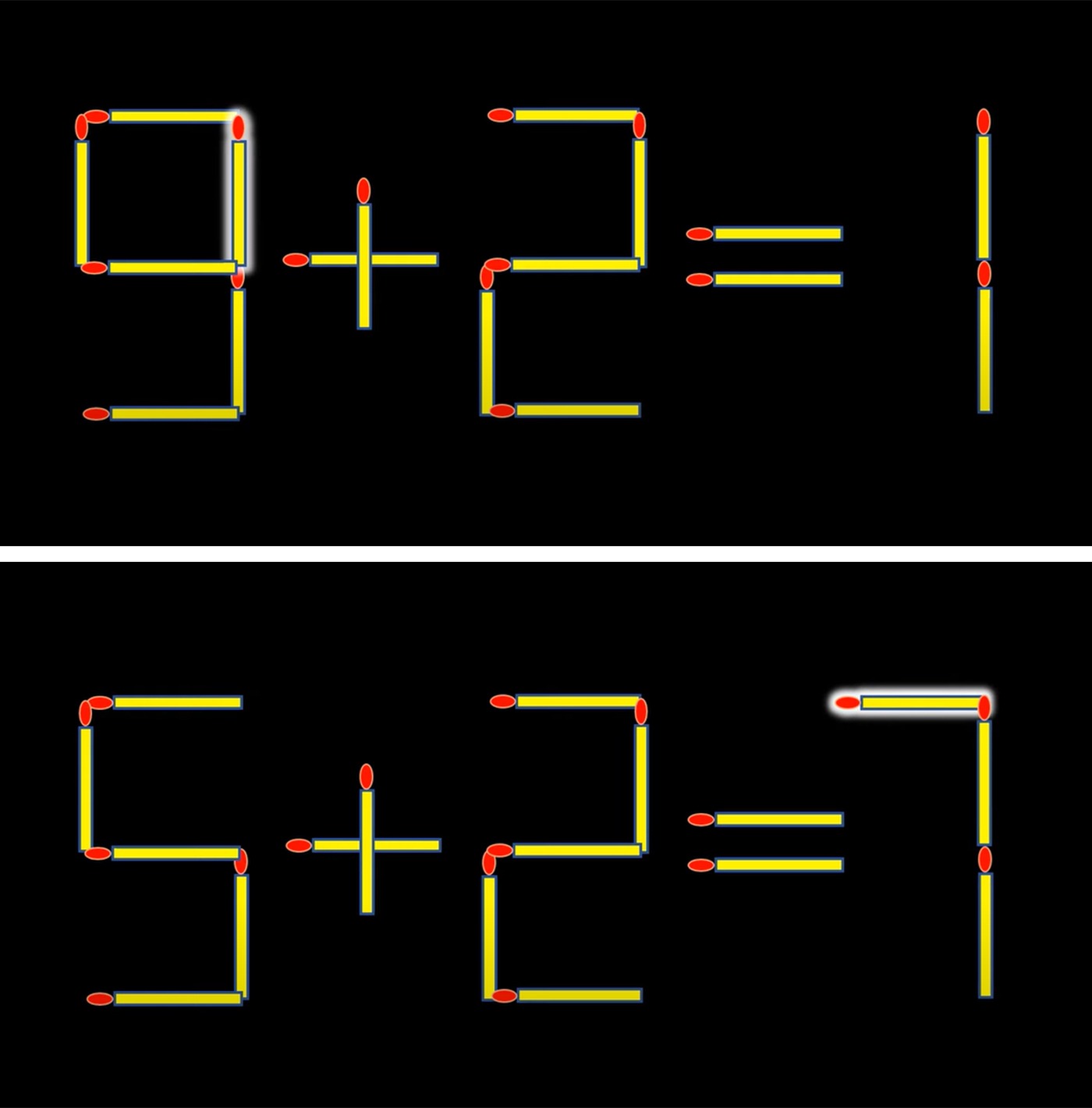 Test de inteligență | Corectați 9+2=1, mutând un singur chibrit! 