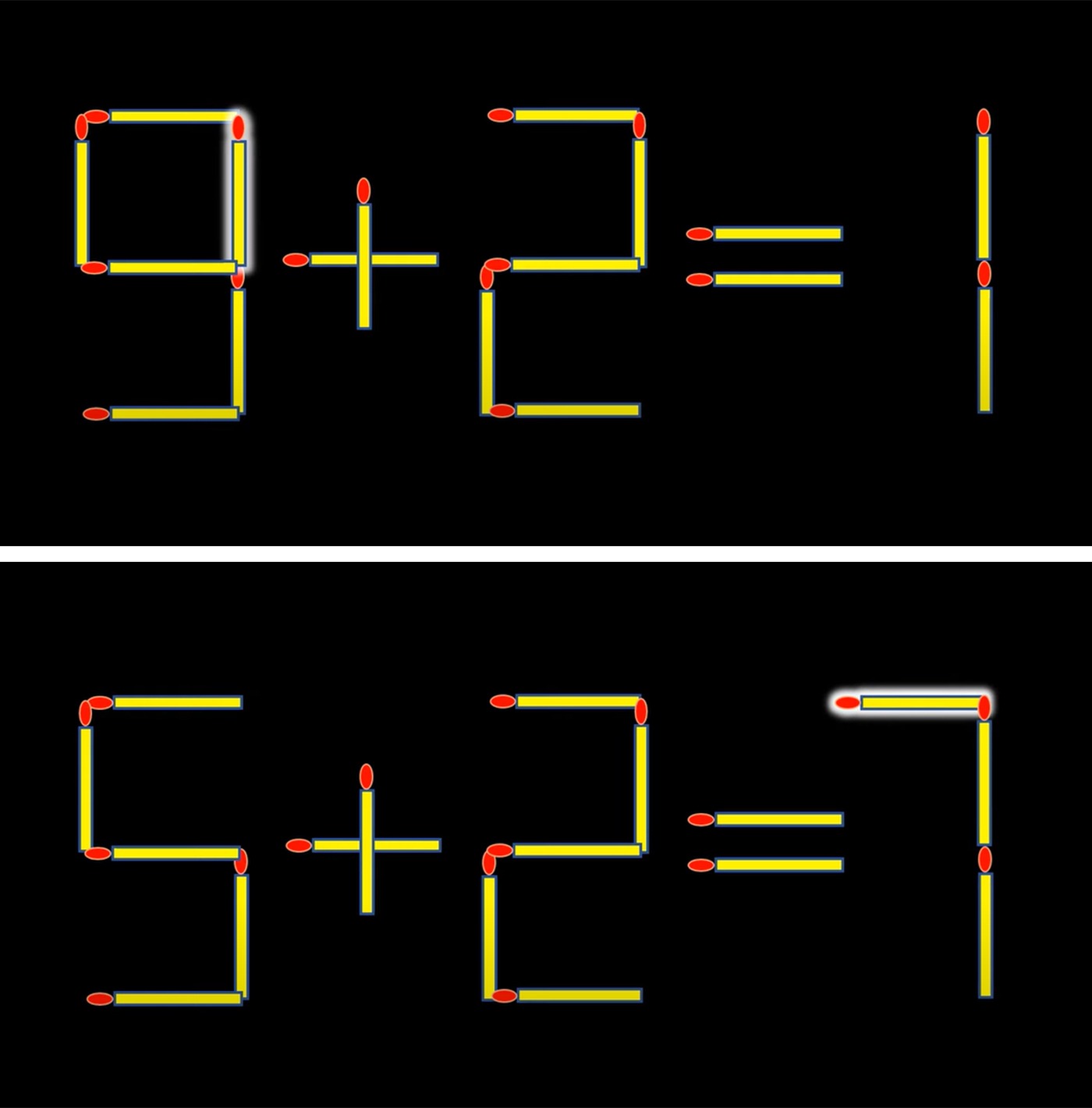 Test de inteligență | Corectați 9+2=1, mutând un singur chibrit! 
