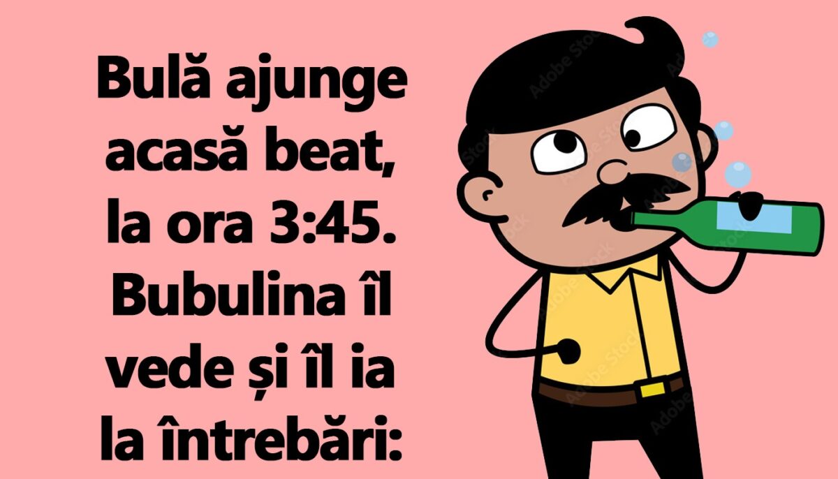 Imagine Stire BANC | Bulă ajunge acasă beat, la ora 3:45 | 2review.ro