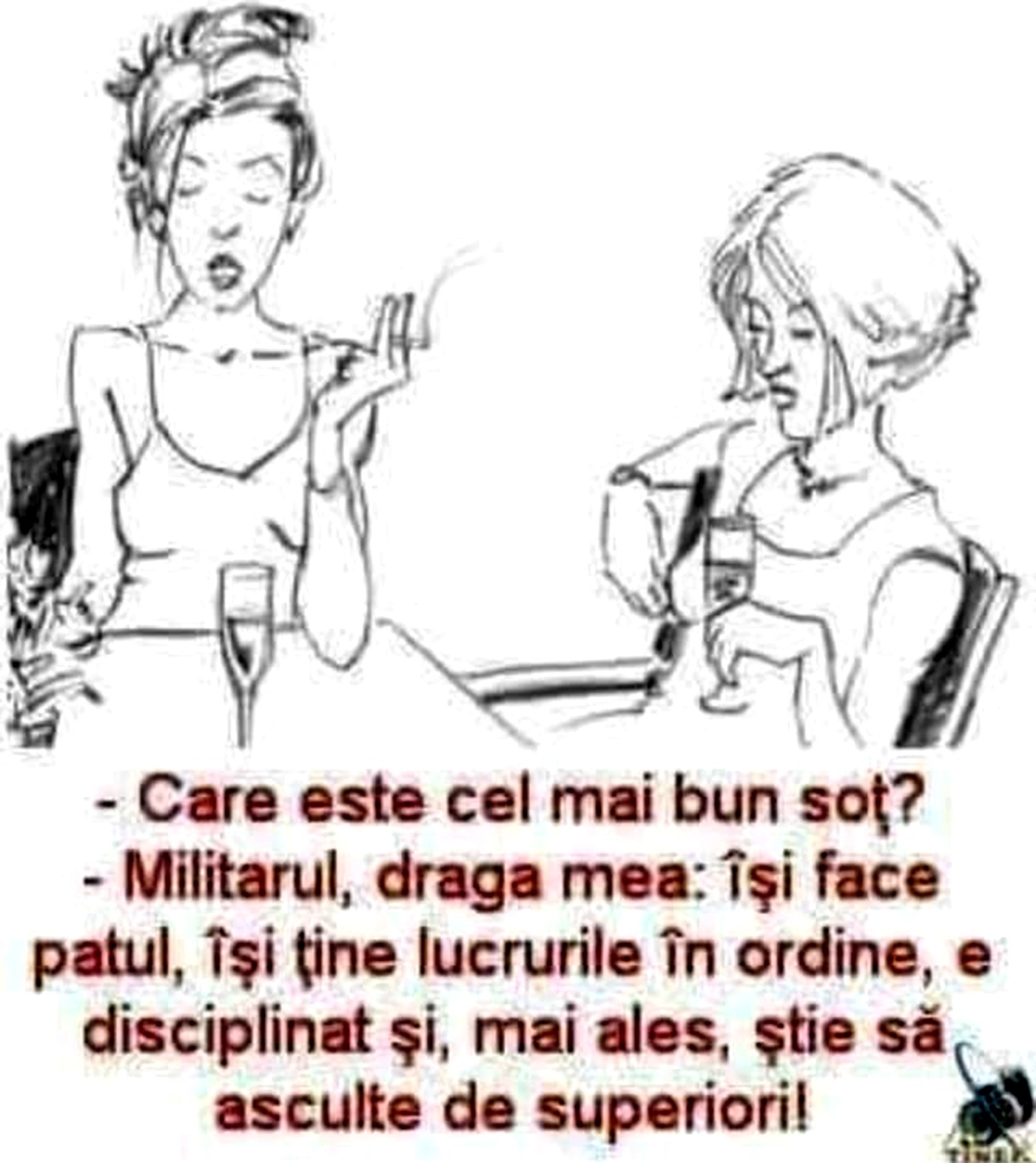 banc cel mai bun sot militarul
