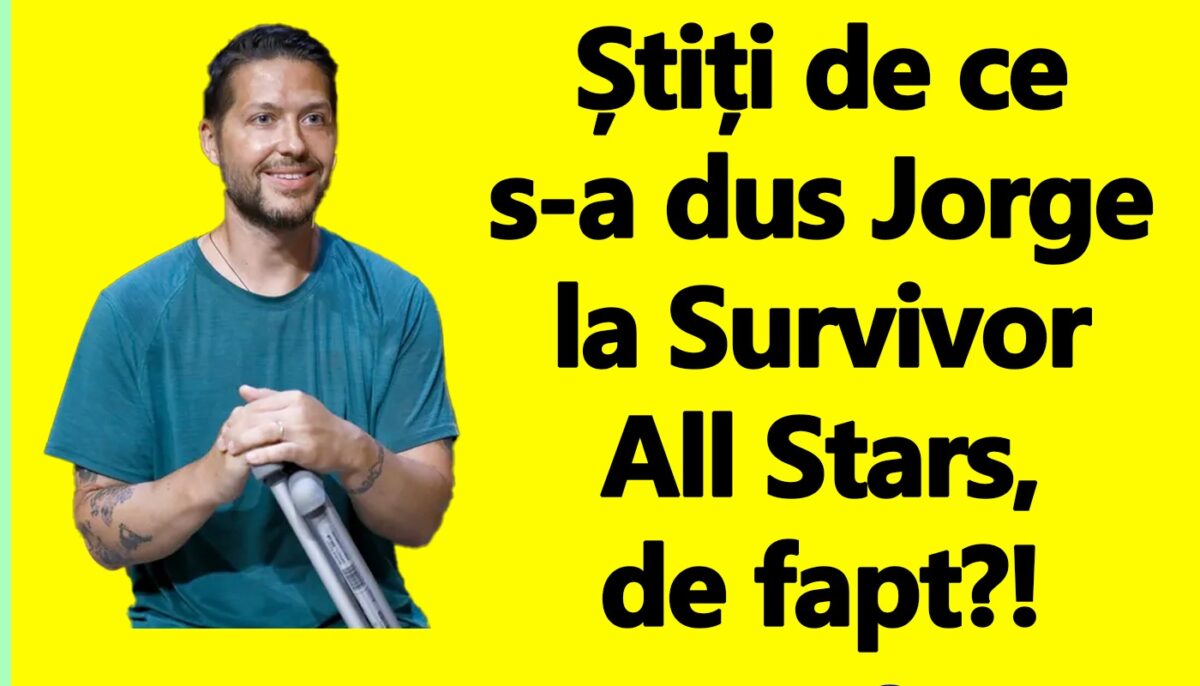 Imagine Stire BANCUL ZILEI | De ce s-a dus Jorge la Survivor All Stars, de fapt | 2review.ro