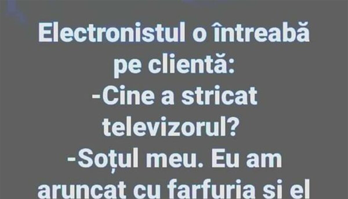 Imagine Stire Bancul de marți | Cine a stricat televizorul? | 2review.ro