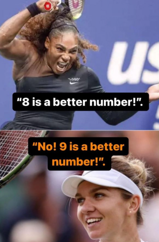 serena williams simona halep