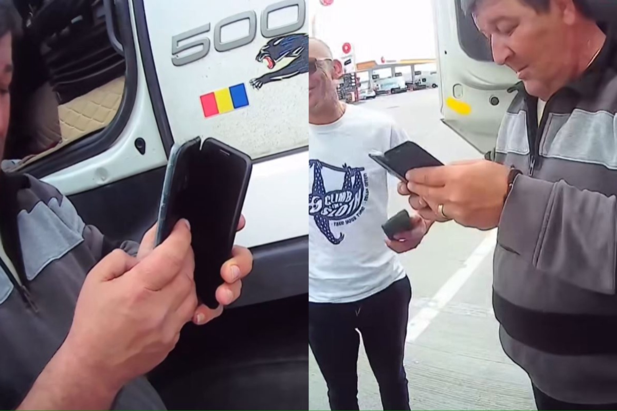 Reacția fabuloasă a unui șofer de TIR atunci când a fost tras pe dreapta de Valer Kovacs. „Dacă dumneavoastră îmi luați carnetul …”