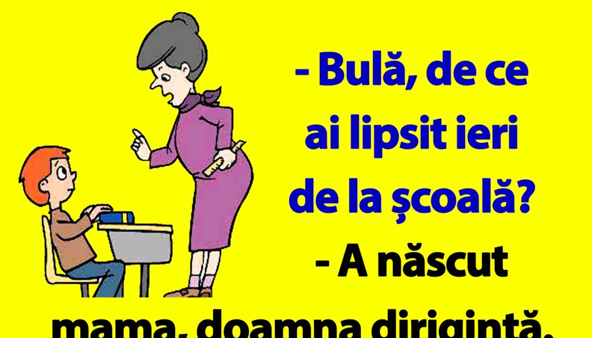 Imagine Stire BANC | „Bulă, de ce ai lipsit ieri de la școală?” | 2review.ro